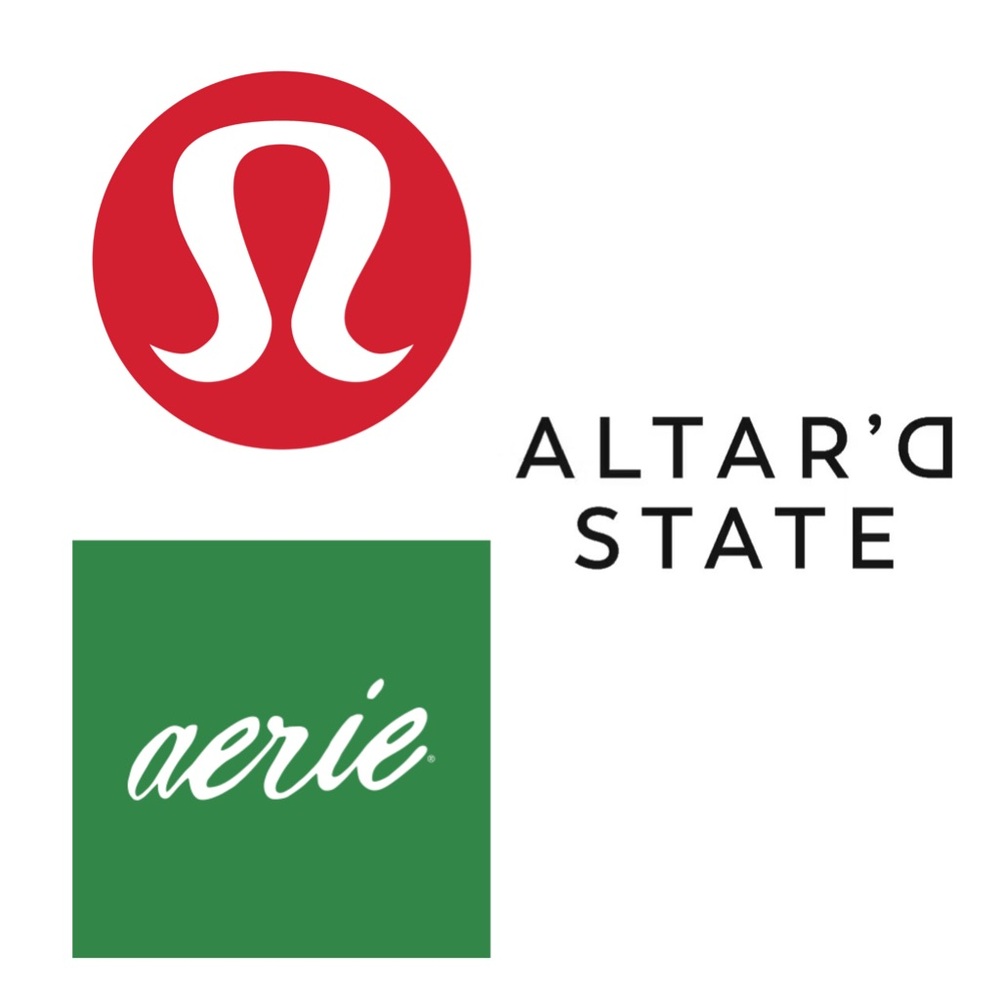 SILENT SHOW - Lululemonn, Altar’d State, Aerie & More!!!